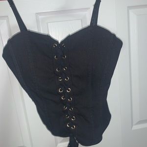 Cute corset crop top
